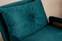 Atelier Del Sofa Cosmo Single - Verde Petróleo